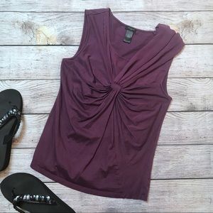 Ann Taylor Mixed Material Tank